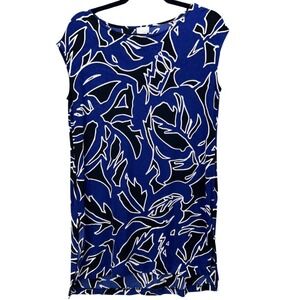 Chicos Travelers‎ Tunic Blouse Blue Medium or 1